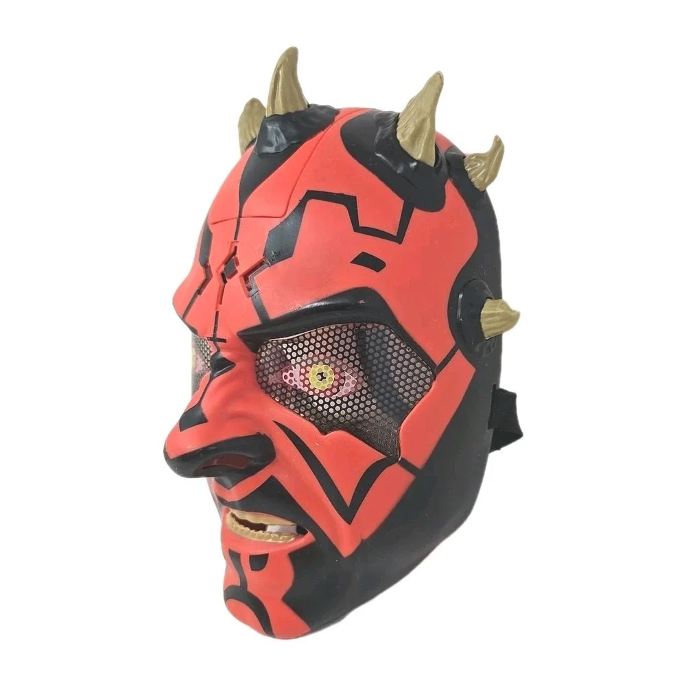 Star Wars Darth Maul Electronic Talking Face Mask Helmet 2011 Work Movie Prop H1
